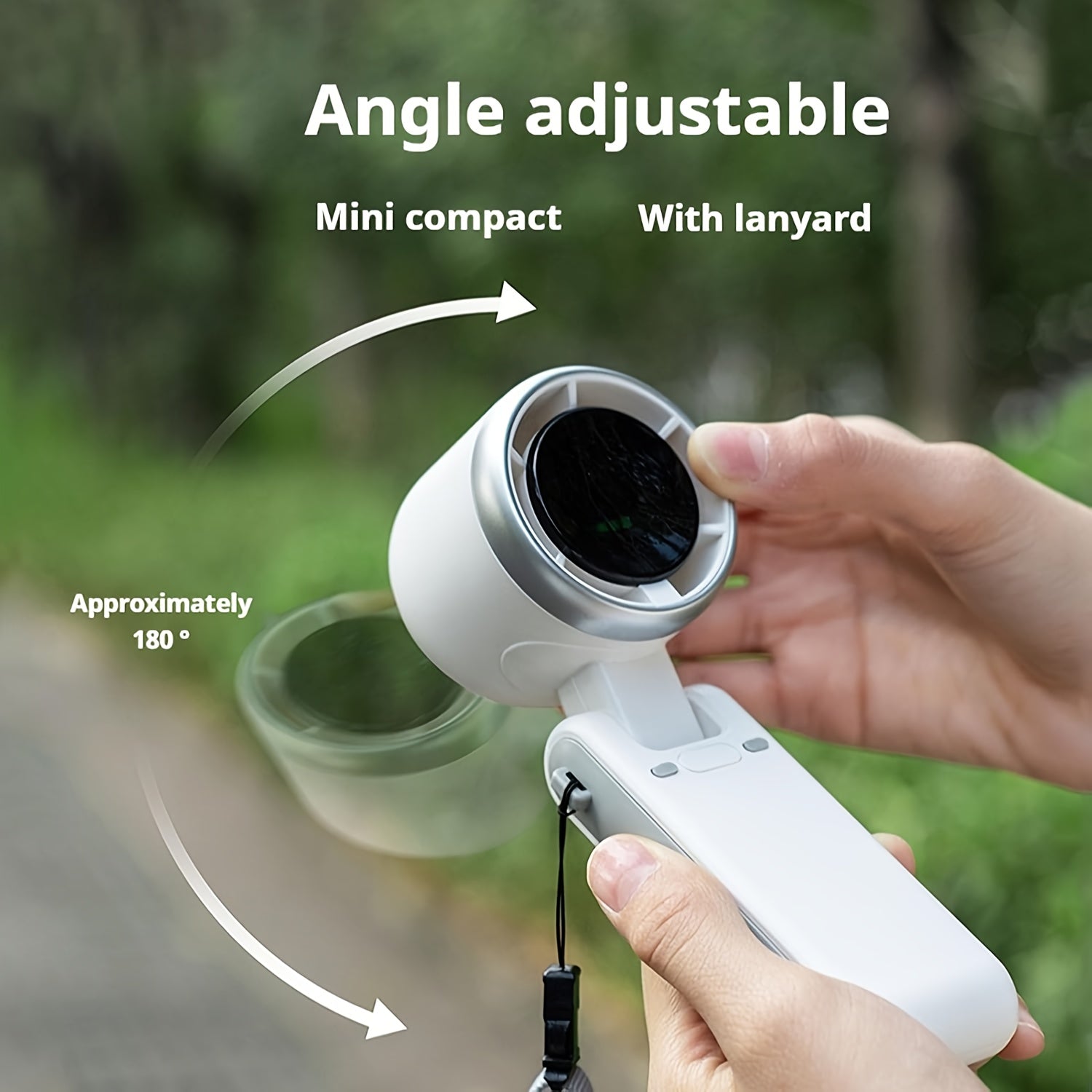 Mini ventilateur portable rechargeable – USB 3-en-1 avec 5 vitesses, à emporter partout | Sulvida