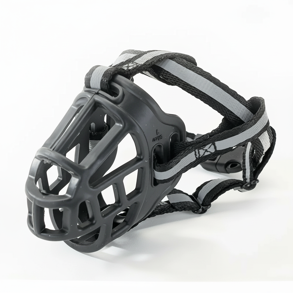 Hondenmuilkorf verstelbaar ademend mesh polyester voor veilige gedragscontrole tijdens uitlaten en training bij bijten, blaffen of kauwgedrag, geschikt voor diverse hondenrassen in maat S, M, L, XL, 2XL, 3XL | Sulvida