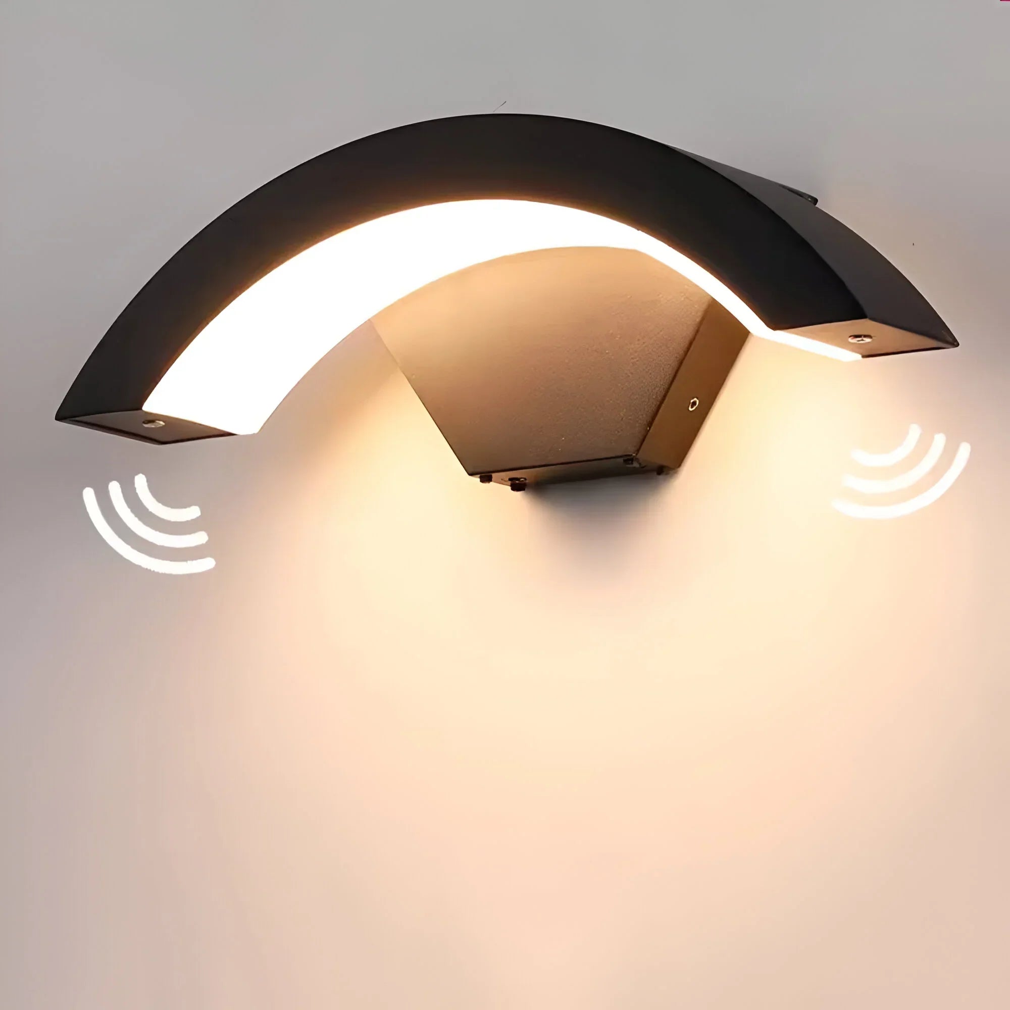 Bewegingssensor Wandlamp voor Buiten – Waterdicht LED Wandverlichting Zwart Bruin Warm Wit Koel Wit 18W | Sulvida