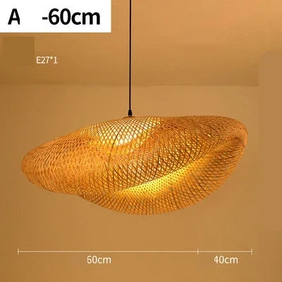 Suspension en rotin tressé à la main – Éclairage naturel pour une ambiance chaleureuse | Sulvida