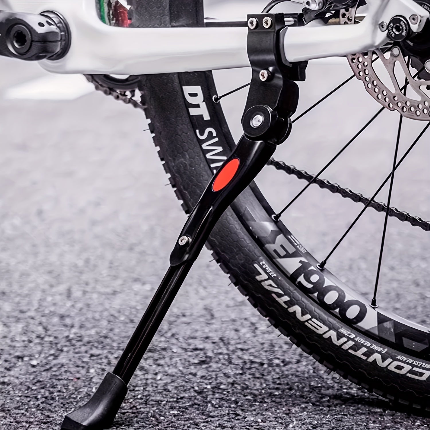 Béquille de vélo réglable en aluminium, béquille latérale pour un soutien stable de 32,7-37,8 cm, universelle pour tous les types de vélos | Sulvida
