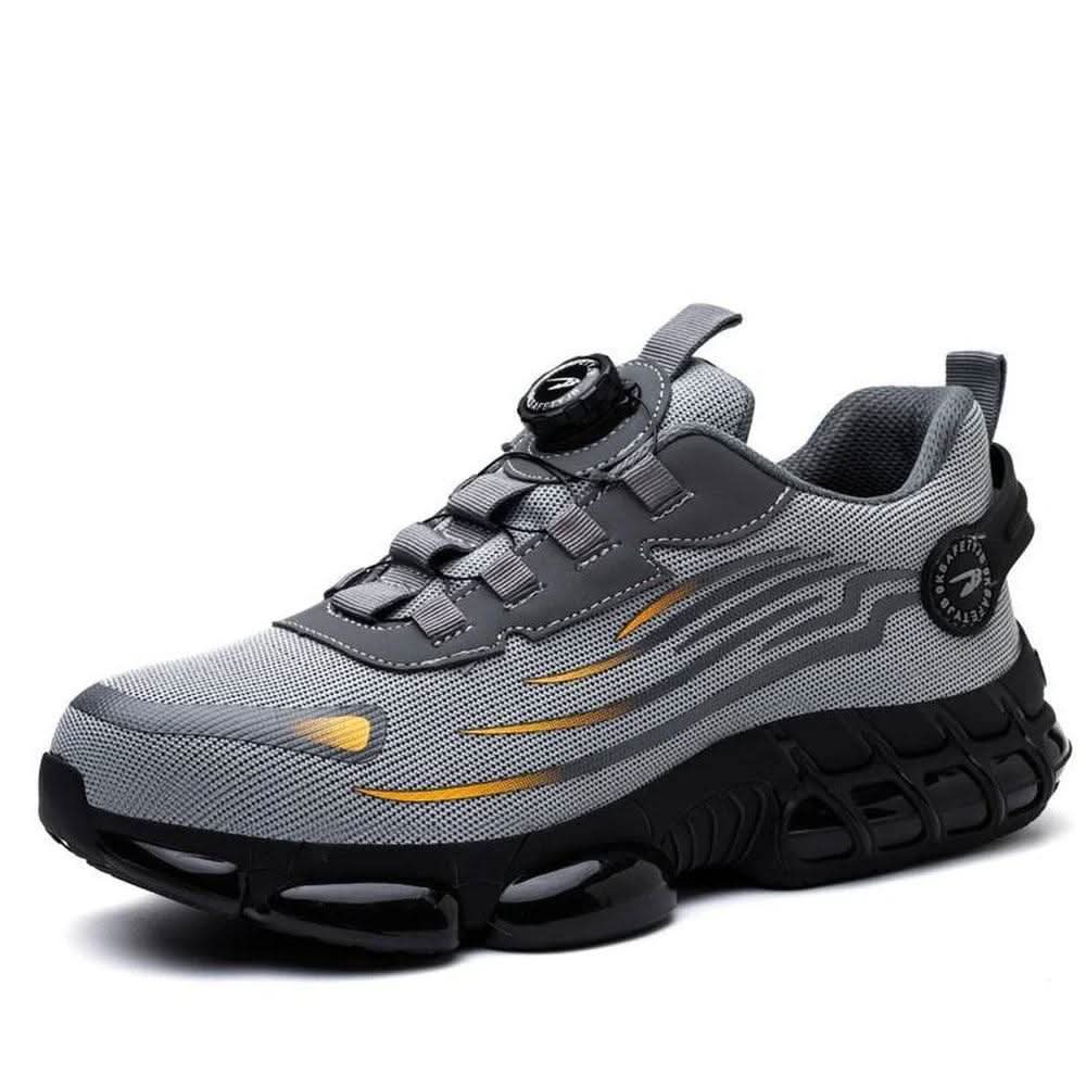 Chaussures de travail professionnelles avec soutien orthopédique et semelle antidérapante – Chaussures de sécurité pour hommes et femmes – Chaussures confortables avec embout large et mousse à mémoire pour longues journées de travail | Sulvida