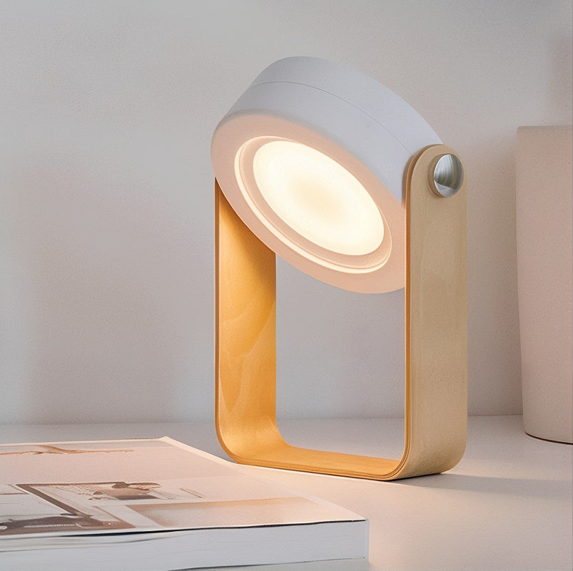 Lanterne LED rechargeable avec fonction de variation USB, 25×12 cm, éclairage d’ambiance, lampe de table portable et décorative pour intérieur, lumière LED à intensité réglable, éclairage de table sans fil au design moderne | Sulvida