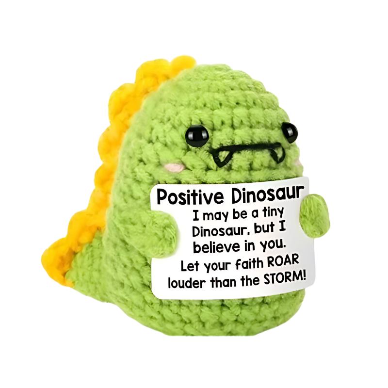 Peluche câline faite main KnuffelKumpel – adorable mini-peluche réconfortante pour la décoration, comme cadeau ou pour égayer la journée – disponible en 8 variantes joyeuses telles que pomme de terre, abeille, requin et citron | Sulvida
