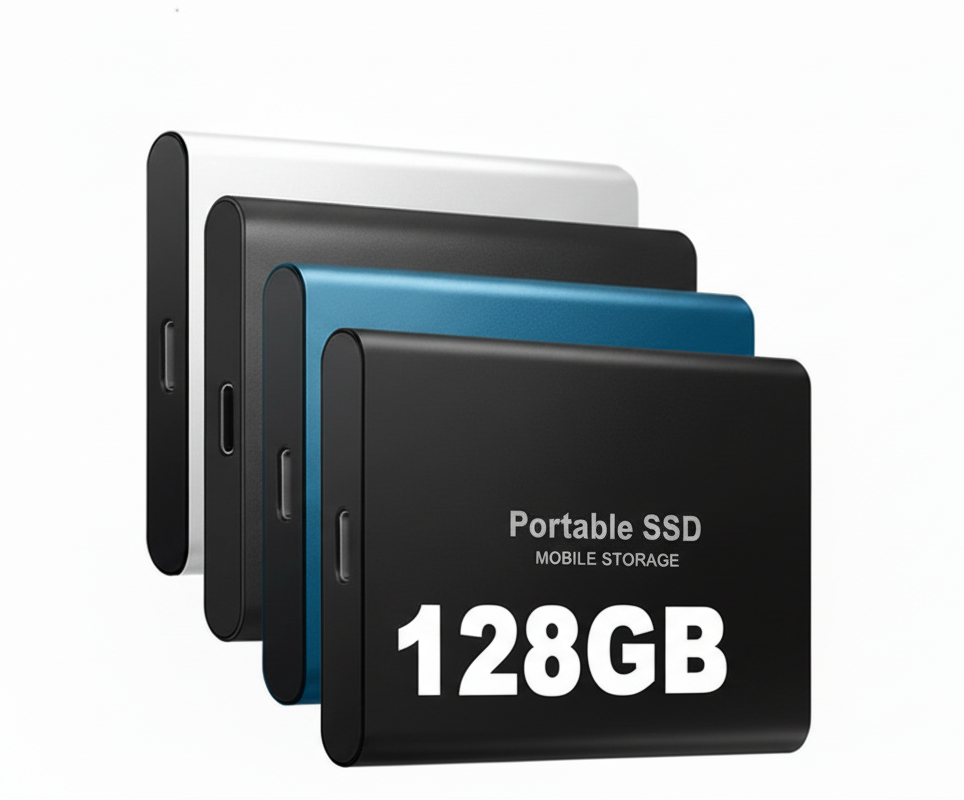 SSD externe 128 Go USB 3.1 Type-C haute vitesse stockage compact boîtier en aluminium | Sulvida