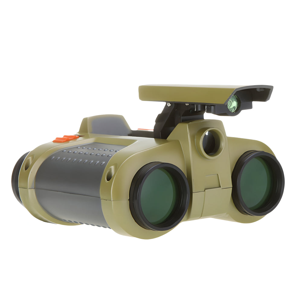 Jumelles avec vision nocturne pour enfants 4x30 grossissement, robustes et étanches, outil de découverte outdoor | Sulvida