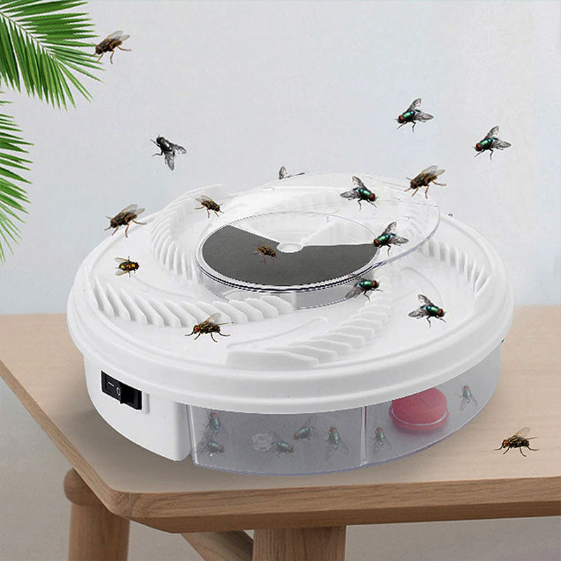 Piège électrique à insectes silencieux et sans produits chimiques, avec appât pour mouches et moustiques, attrape-mouches efficace pour l’intérieur et l’extérieur | Sulvida