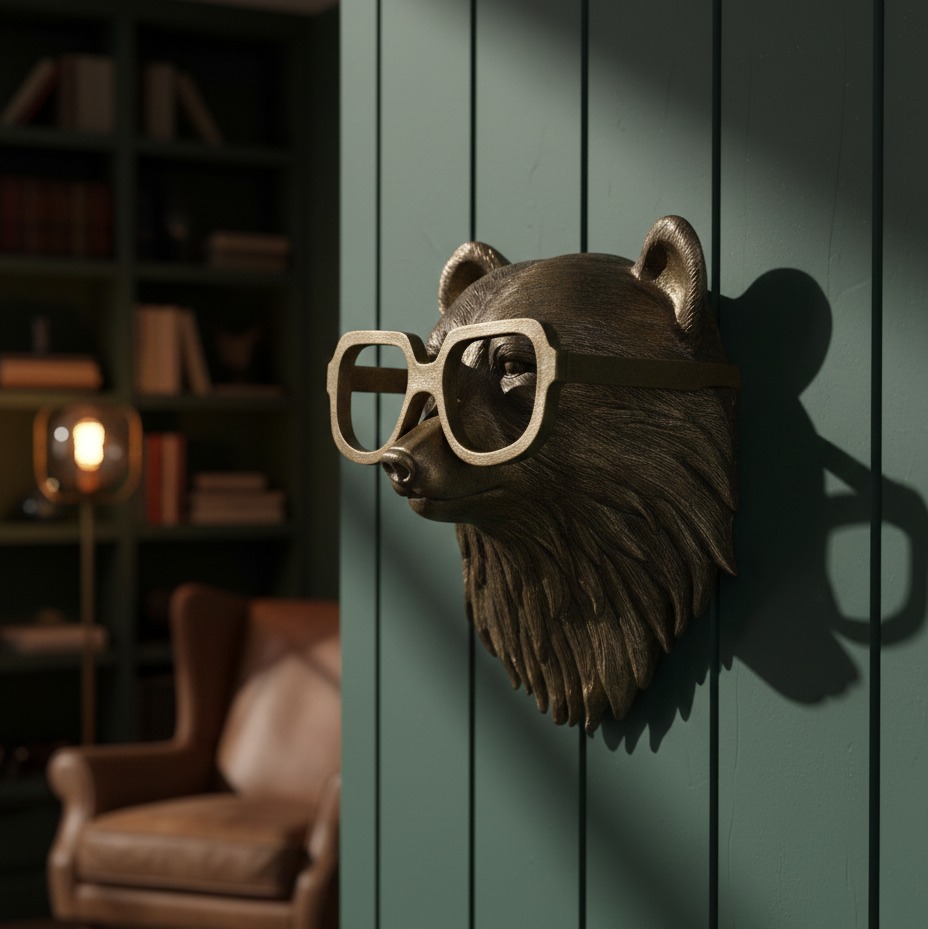 Décoration Murale Bois de Cerf Frankie – Design Sculptural Moderne – Décor Cerf pour Salon & Entrée | Sulvida