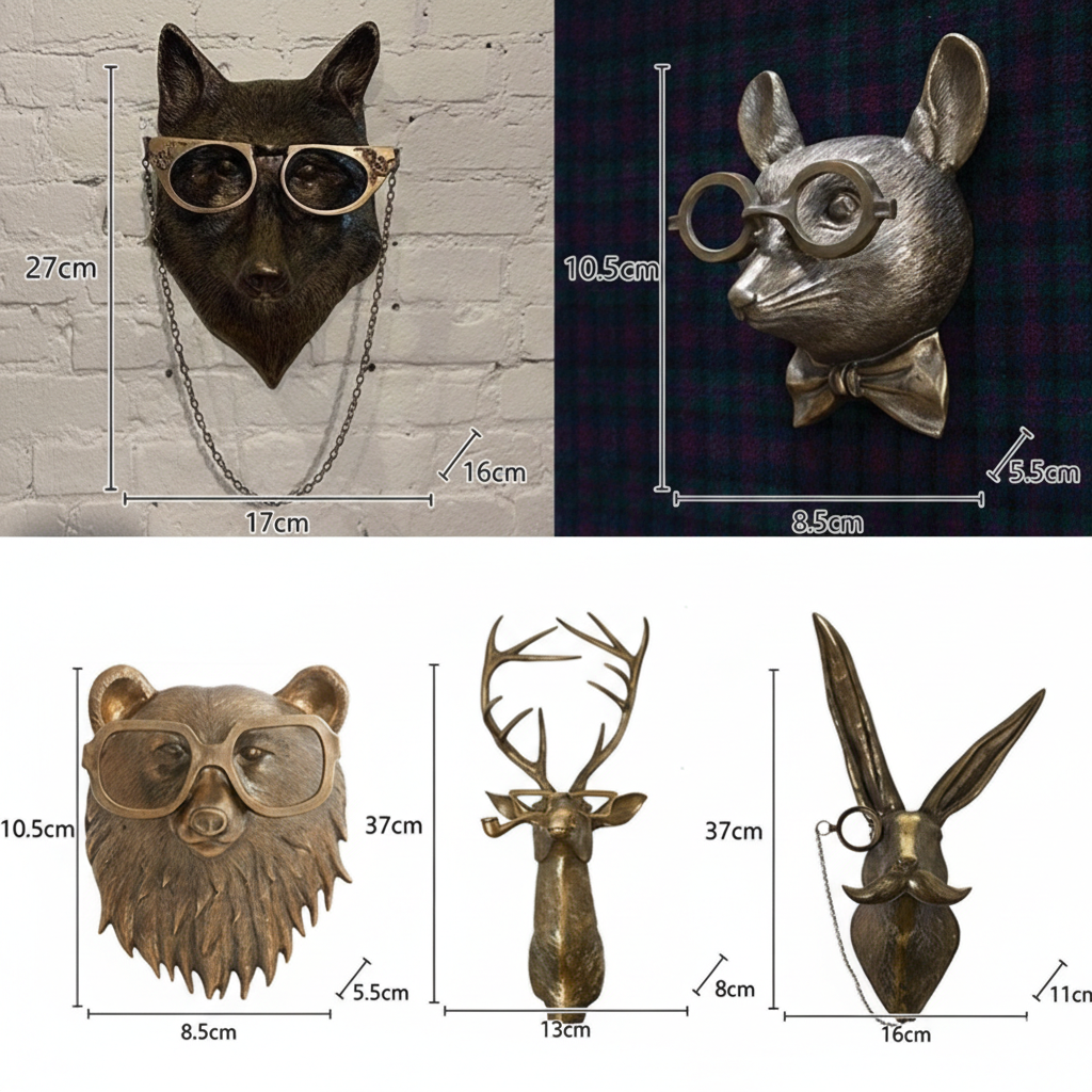 Décoration Murale Bois de Cerf Frankie – Design Sculptural Moderne – Décor Cerf pour Salon & Entrée | Sulvida