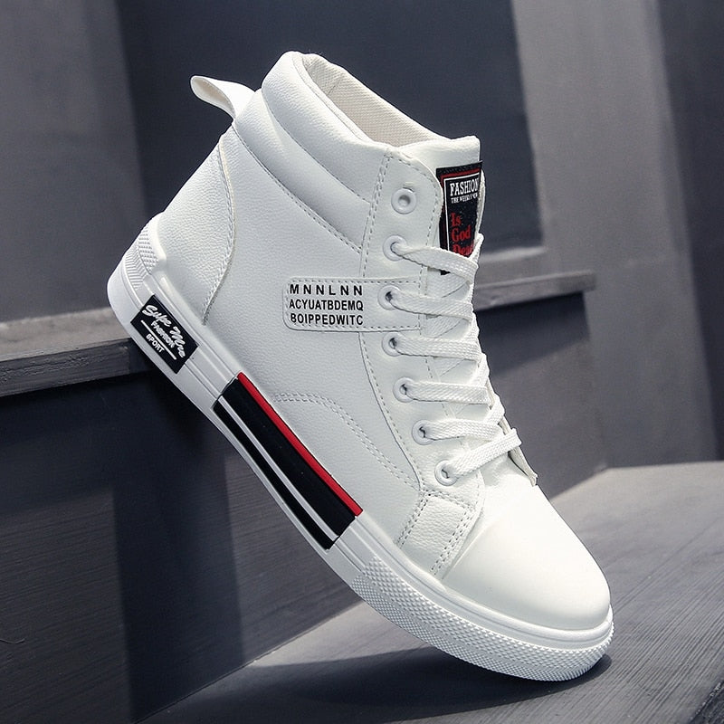 Baskets montantes pour hommes au design tendance et à la coupe confortable, pour l’automne et l’hiver dans un style casual | Sulvida