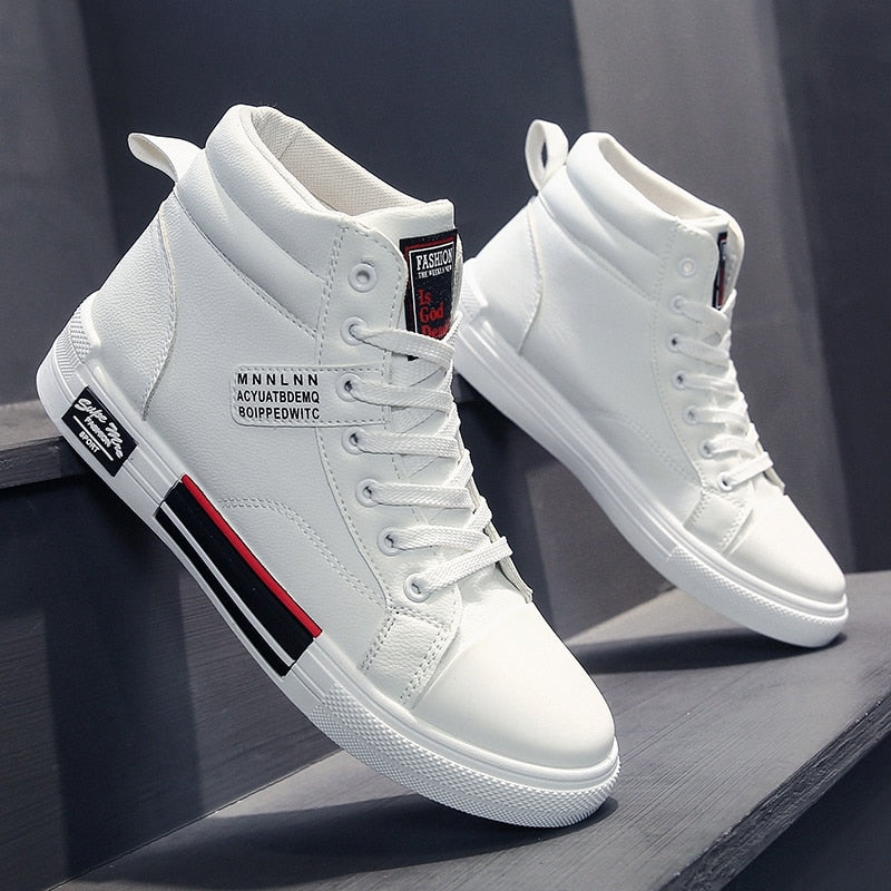 Baskets montantes pour hommes au design tendance et à la coupe confortable, pour l’automne et l’hiver dans un style casual | Sulvida