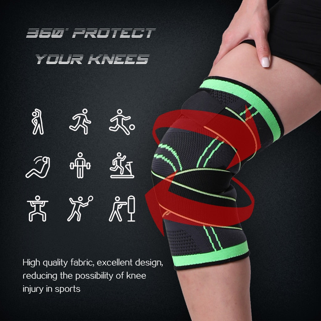 Genouillère de compression avec soutien à 360° pour sport et récupération | Sulvida