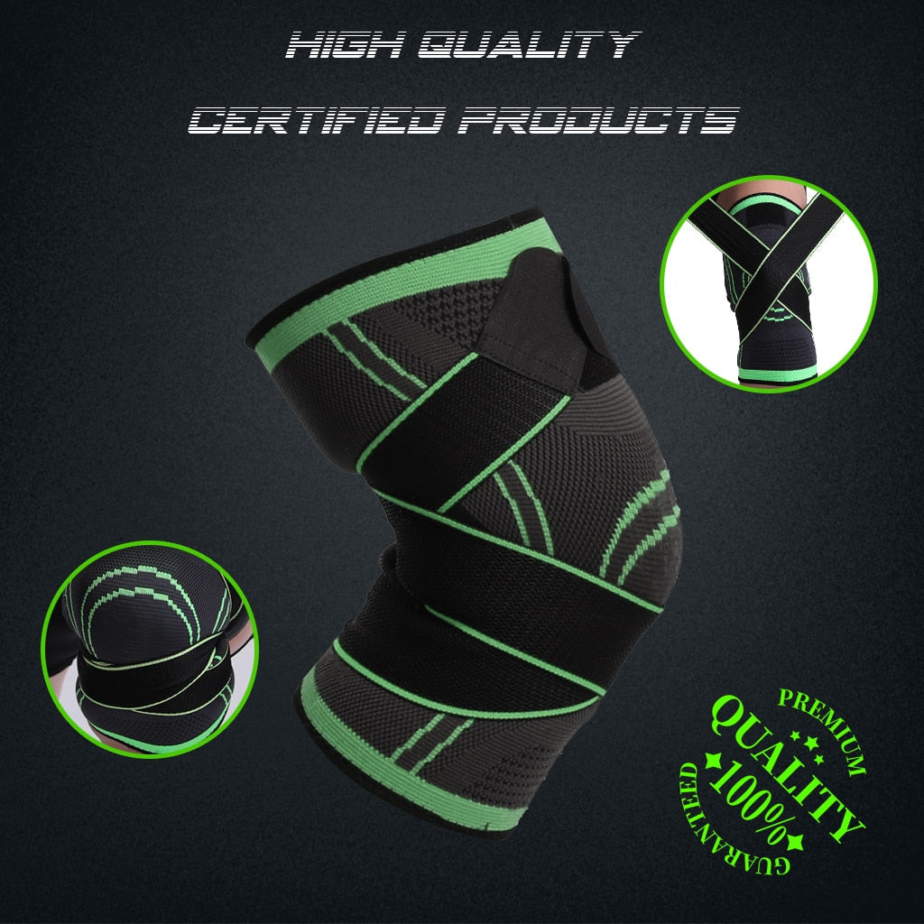Genouillère de compression avec soutien à 360° pour sport et récupération | Sulvida
