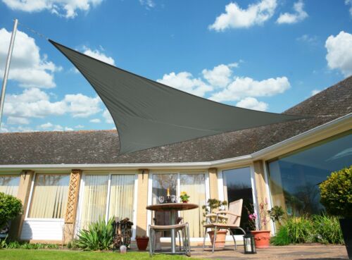 Voile d’ombrage pour jardin et terrasse – Protection solaire imperméable pour balcon et espace extérieur – Forme triangulaire, carrée ou rectangulaire – Filet d’ombrage extérieur avec protection UV | Sulvida