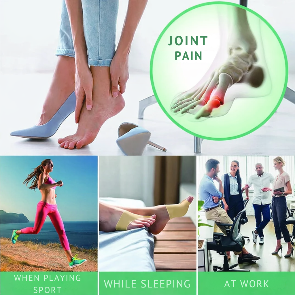 Correcteur d’orteil avec coussinet en gel – Soulage hallux valgus et douleur | Sulvida