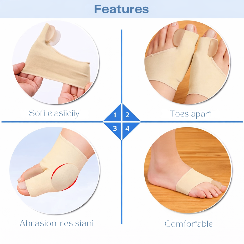Teencorrector met Gelpad – Verlicht Hallux Valgus en Pijn | Sulvida