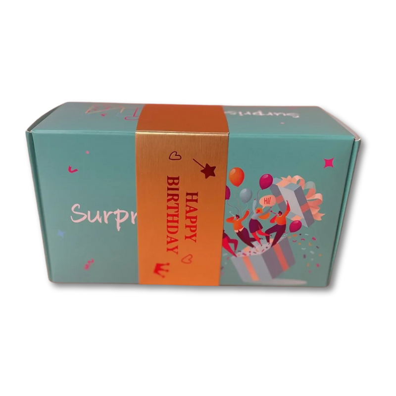 Boîte cadeau surprise avec motif de cœurs – Coffret cadeau luxueux pour les moments spéciaux et les messages personnalisés | Sulvida
