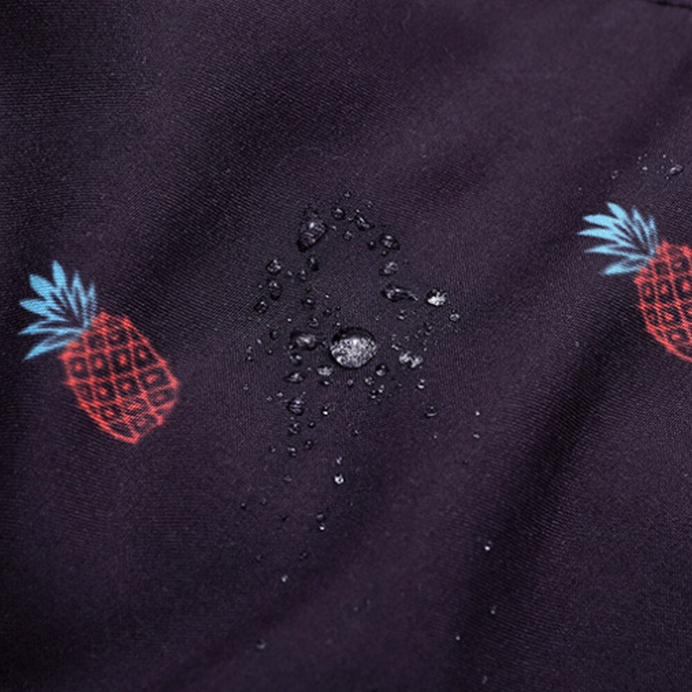 Short de bain pour hommes avec imprimé tropical et cordon réglable – Short de plage à séchage rapide en 9 variantes pour l’été et les vacances | Sulvida
