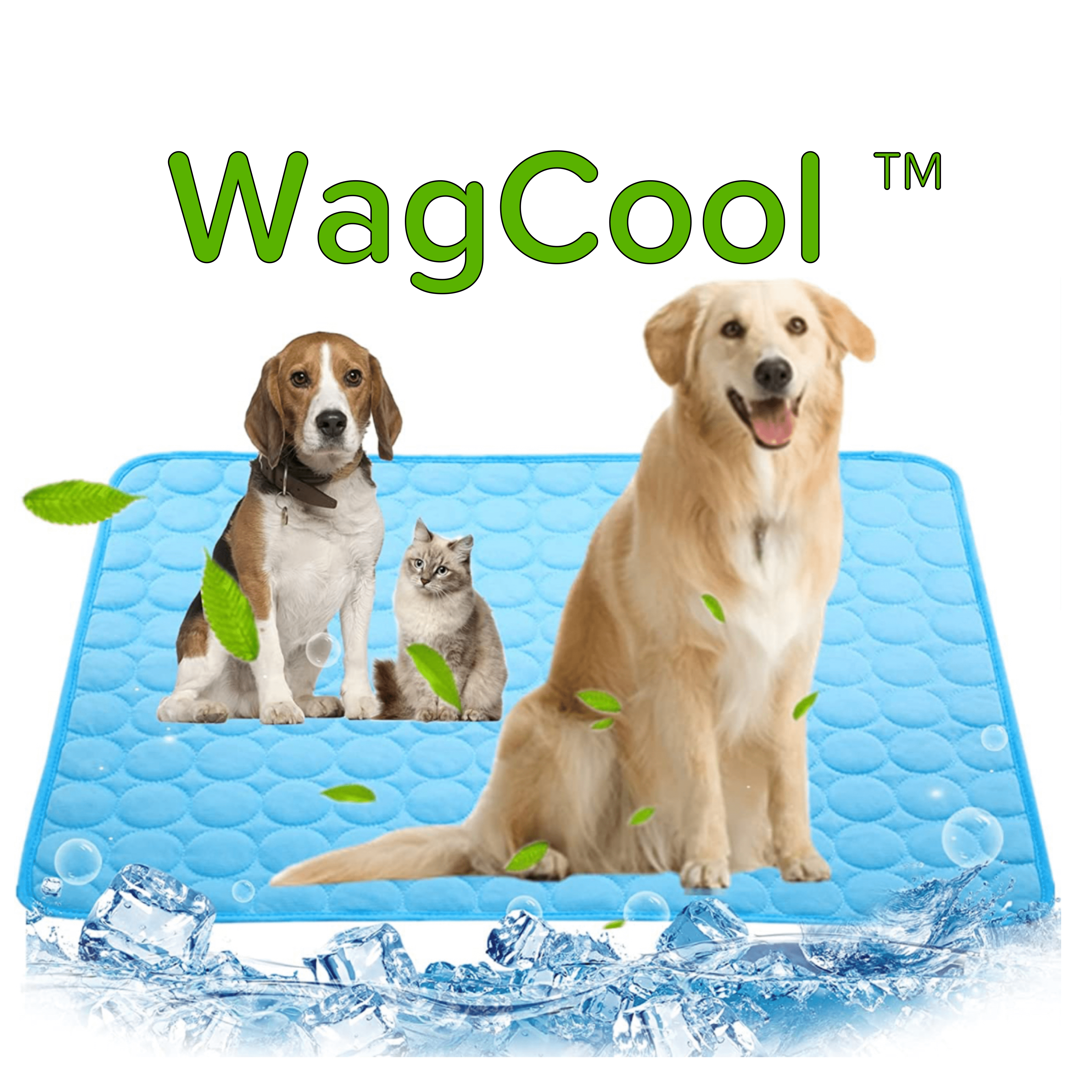 Tapis rafraîchissant pour chiens et chats – Tapis auto-rafraîchissant pour animaux, sans remplissage ni congélation – Technologie Ice Silk – 6 tailles pour chiens, chats et lapins | Sulvida