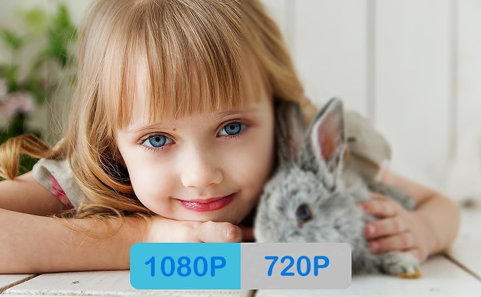 Draadloze beveiligingscamera met nachtzicht en bewegingsdetectie voor binnen | WiFi 1080p HD bewakingscamera met app-bediening en oplaadbare batterij | Compacte indoor security cam met live view en meldingen | Sulvida