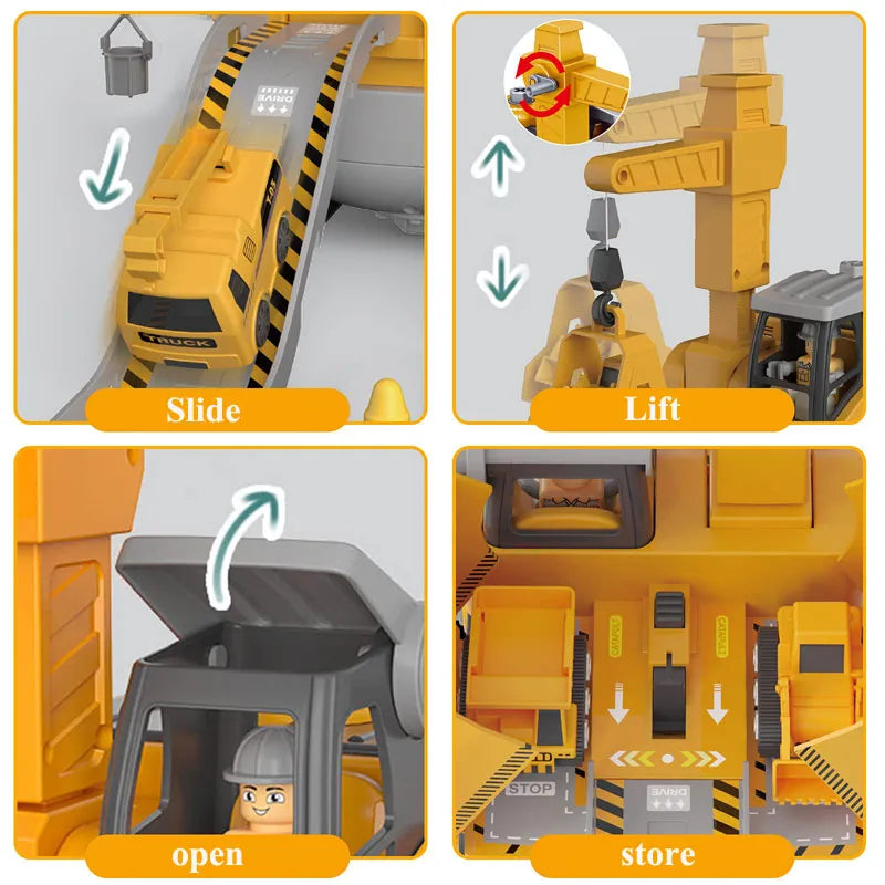 Ensemble de Jeu Éducatif de Véhicules de Construction avec Outils à Vis – Jouet pour Jeunes Mécaniciens | Sulvida