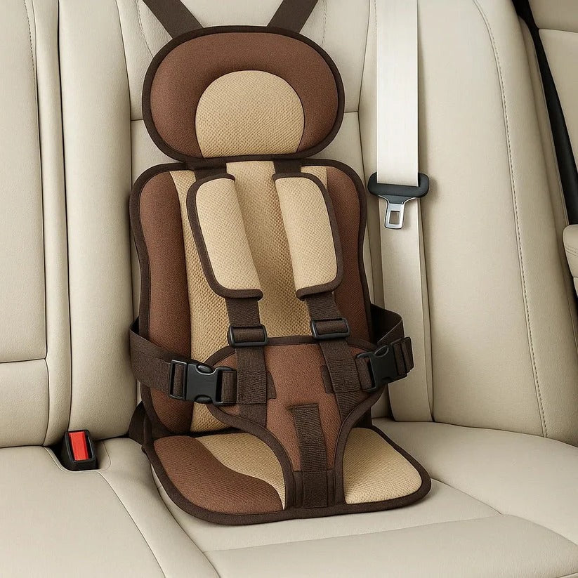 Siège de voyage pliable pour enfants avec harnais à cinq points – Siège auto compact pour les déplacements – Sûr, avec installation rapide dans un taxi ou une voiture de location | Sulvida