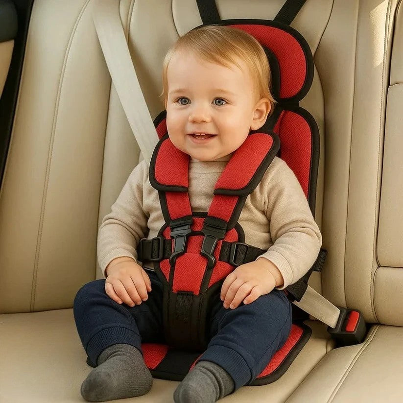 Siège de voyage pliable pour enfants avec harnais à cinq points – Siège auto compact pour les déplacements – Sûr, avec installation rapide dans un taxi ou une voiture de location | Sulvida