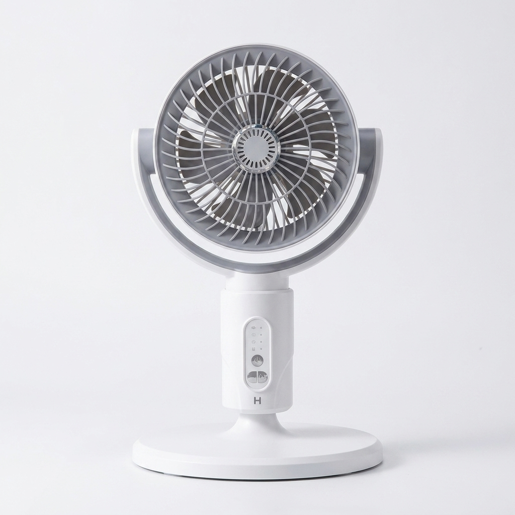 Ventilateur sur pied 10 W avec télécommande – 5 vitesses réglables – Ventilateur silencieux de bureau et de salon pour une circulation d’air optimale | Sulvida