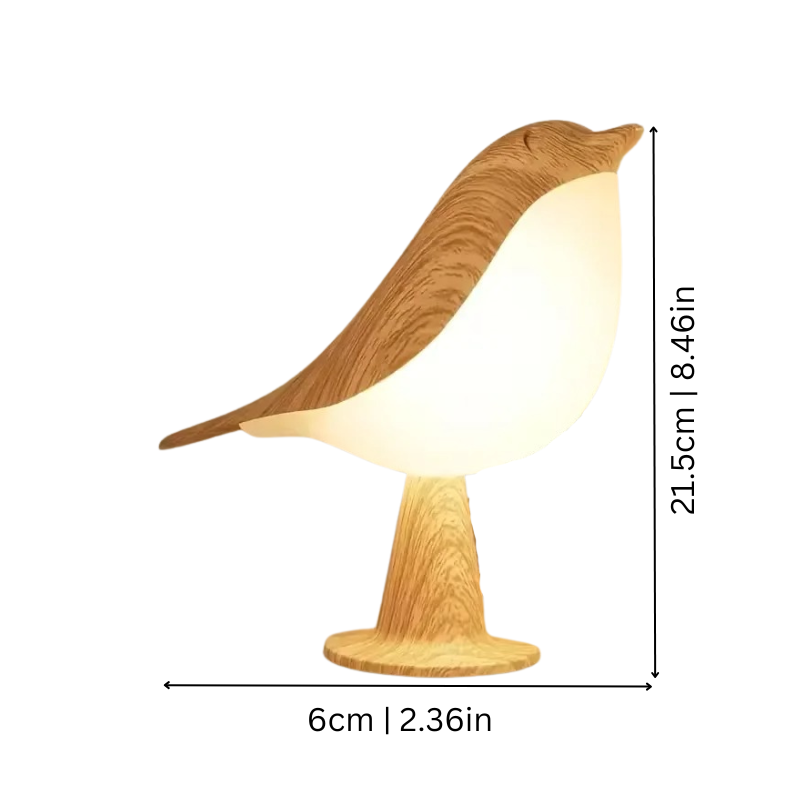 Lampe pour oiseaux avec diffuseur d’arômes – Veilleuse à intensité réglable avec diffuseur de parfum, rechargeable par USB, pour un éclairage chaleureux | Sulvida