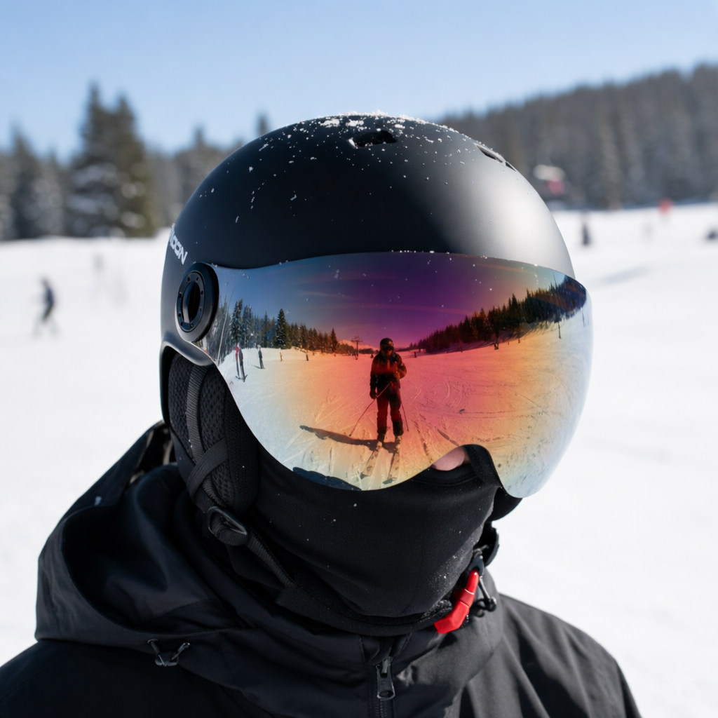Casque de ski avec ajustement réglable et pièces amovibles – Sécurité pour les sports d'hiver | Sulvida