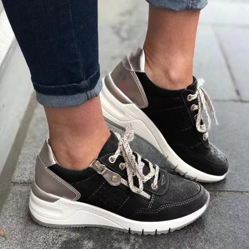 Chaussures de randonnée orthopédiques pour femmes Isabella, avec confort et maintien renforcé pour un usage quotidien et la marche, disponibles du 35 au 42 | Sulvida