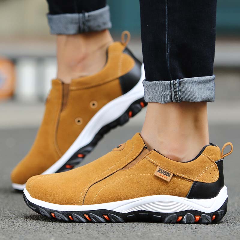 Chaussures de randonnée confortables pour hommes – Chaussures d’extérieur à enfiler, avec semelle antidérapante et maintien renforcé pour les longues promenades et les voyages | Sulvida