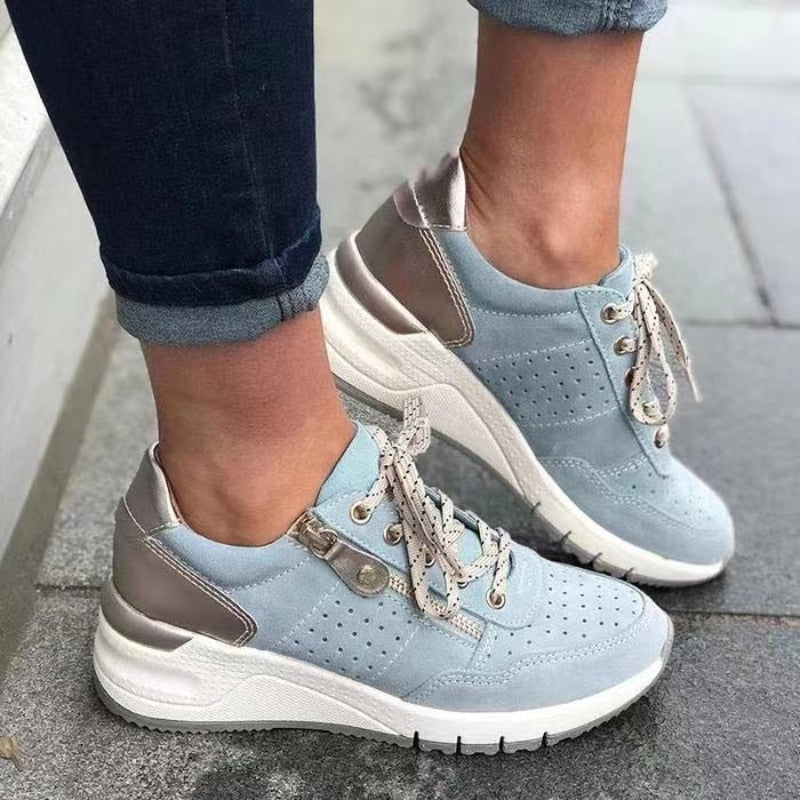 Chaussures de randonnée orthopédiques pour femmes Isabella, avec confort et maintien renforcé pour un usage quotidien et la marche, disponibles du 35 au 42 | Sulvida