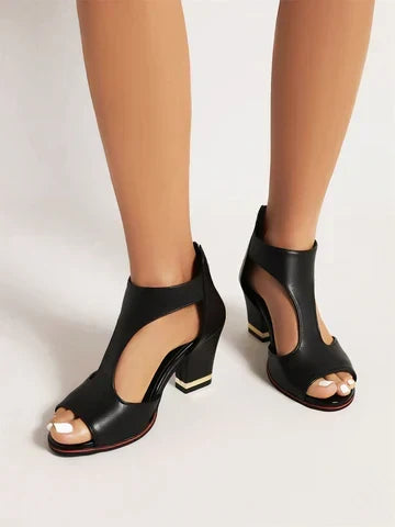 Sandales élégantes pour femmes avec talon et brides – Confort orthopédique et allure élégante | Sulvida