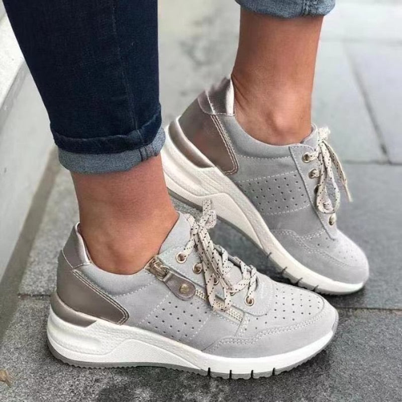 Chaussures de randonnée orthopédiques pour femmes Isabella, avec confort et maintien renforcé pour un usage quotidien et la marche, disponibles du 35 au 42 | Sulvida