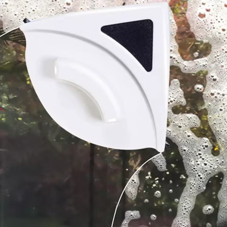 Nettoyeur de vitres magnétique double face, kit de nettoyage des vitres pour nettoyer en toute sécurité les fenêtres en hauteur à la maison et au bureau | Sulvida