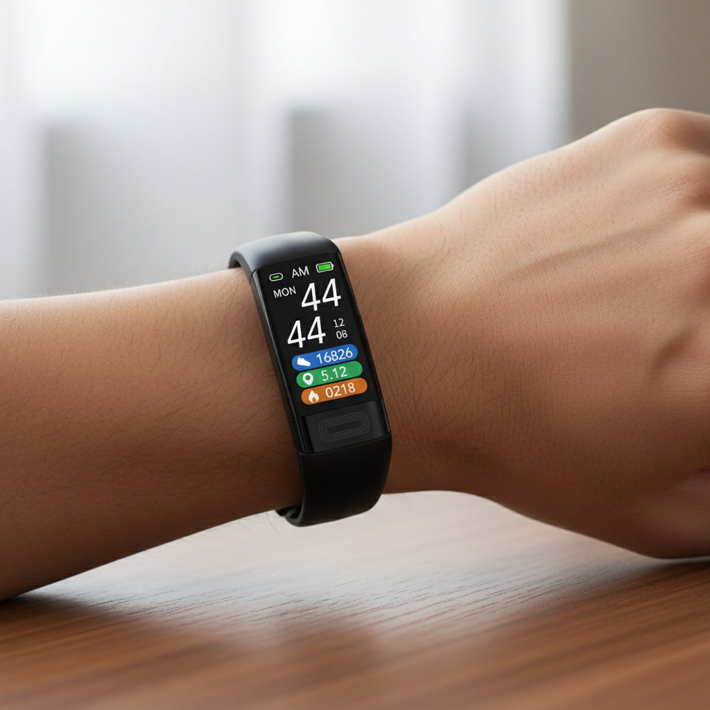 Montre connectée avec suivi de la pression artérielle et ECG, mesure de la fréquence cardiaque et capteurs étanches pour le suivi de la santé et de la condition physique | Sulvida