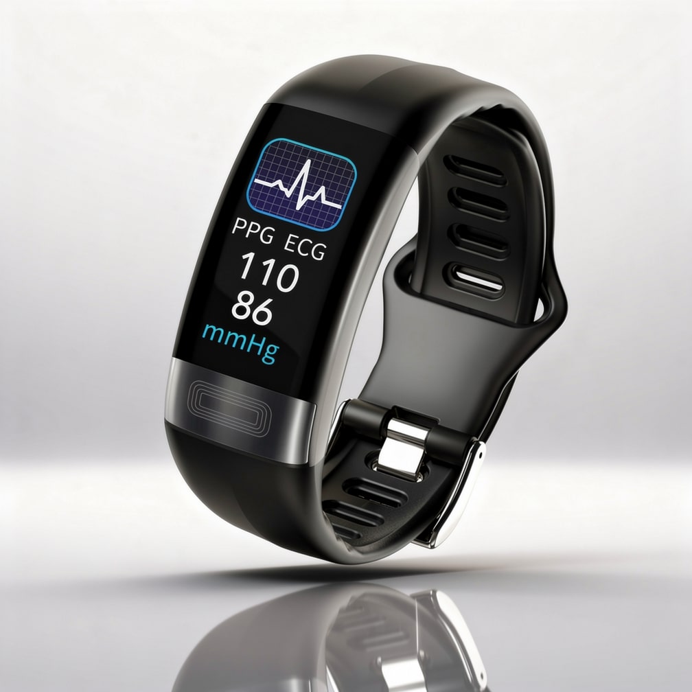 Montre connectée avec mesure de l’ECG, suivi de la pression artérielle et du sommeil – moniteur de santé pour un usage quotidien et l’entraînement | Sulvida