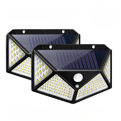 Applique murale solaire extérieure avec détecteur de mouvement – Éclairage de jardin LED étanche pour jardin, allée et terrasse | Sulvida