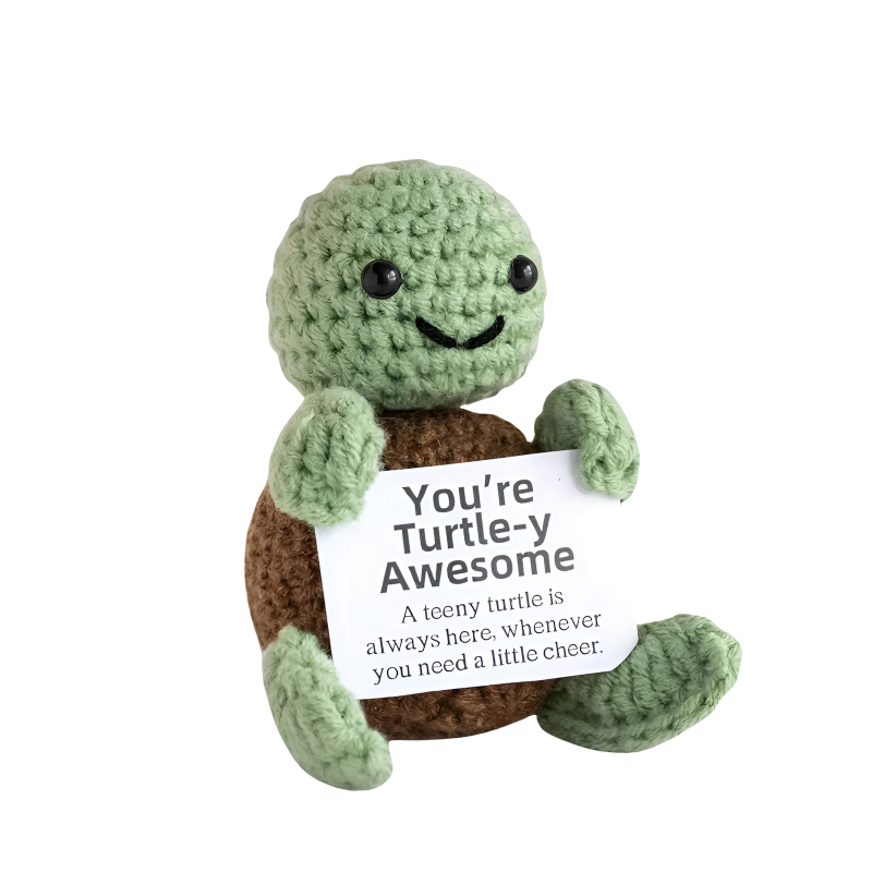 Peluche câline faite main KnuffelKumpel – adorable mini-peluche réconfortante pour la décoration, comme cadeau ou pour égayer la journée – disponible en 8 variantes joyeuses telles que pomme de terre, abeille, requin et citron | Sulvida