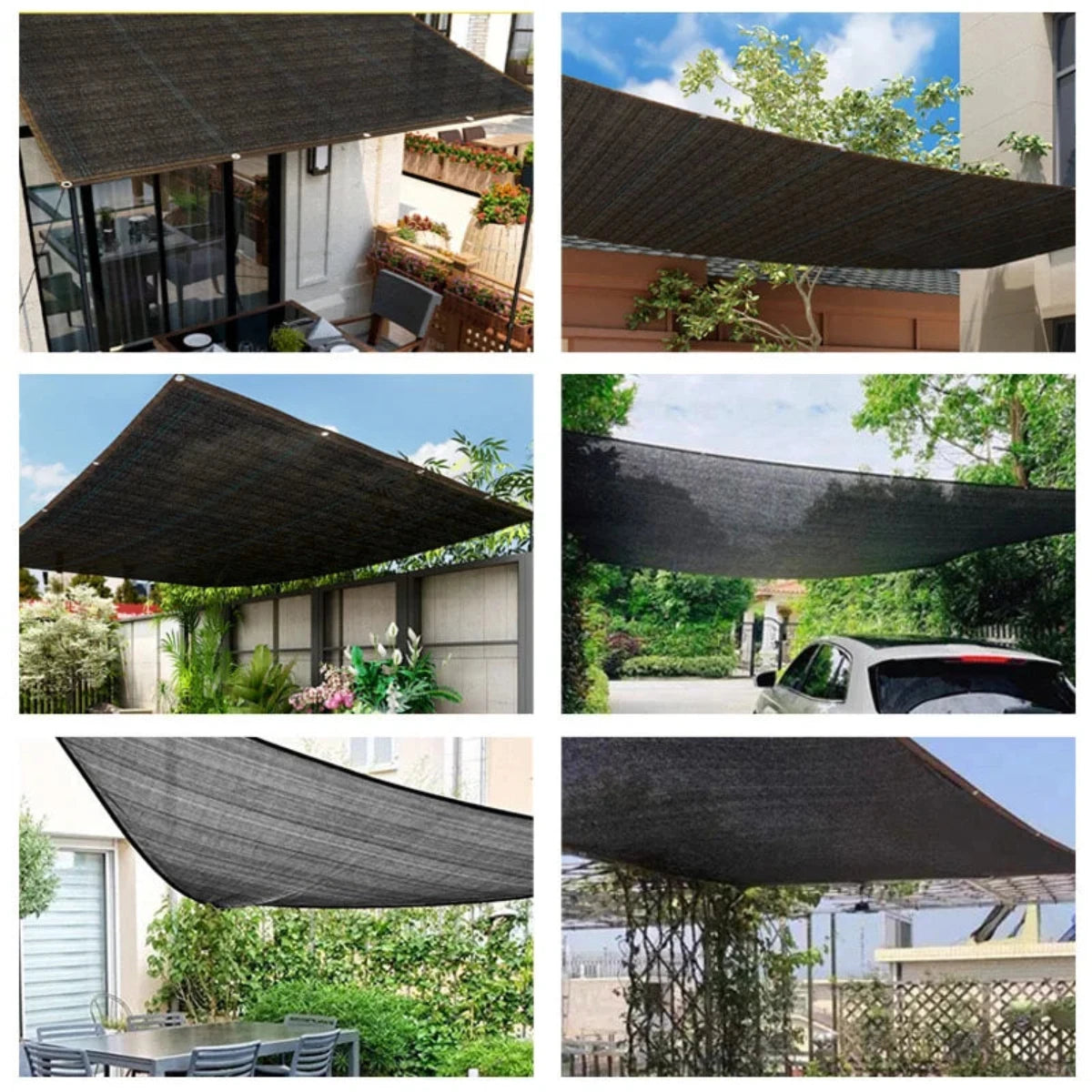 Filet de protection UV pour jardin et terrasse – Toile d’ombrage durable avec œillets inoxydables pour une protection solaire optimale sur le balcon et la terrasse | Sulvida