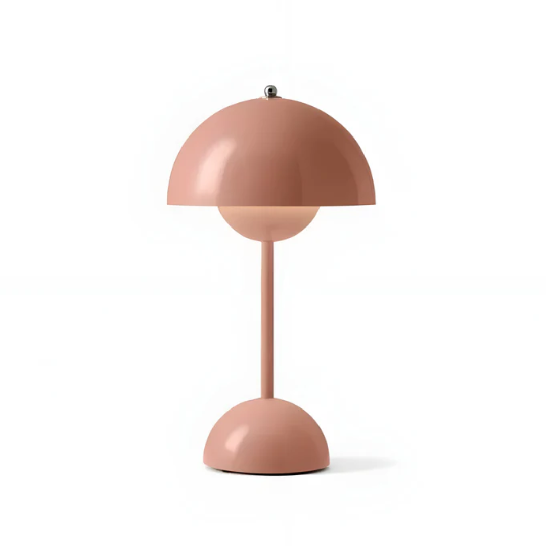 Lampe de table design sans fil avec fonction variateur et commande tactile pour une ambiance chaleureuse dans le salon, la chambre, sur le balcon ou la terrasse, lampe de bureau décorative | Sulvida