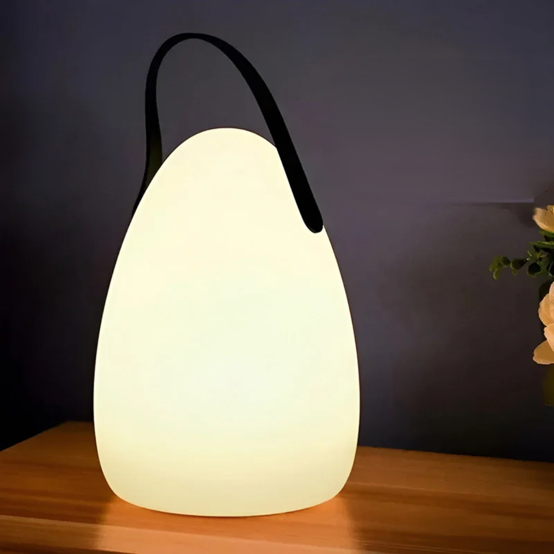 Lampe de table étanche rechargeable sans fil avec fonction de gradation et 3 niveaux de lumière | Sulvida
