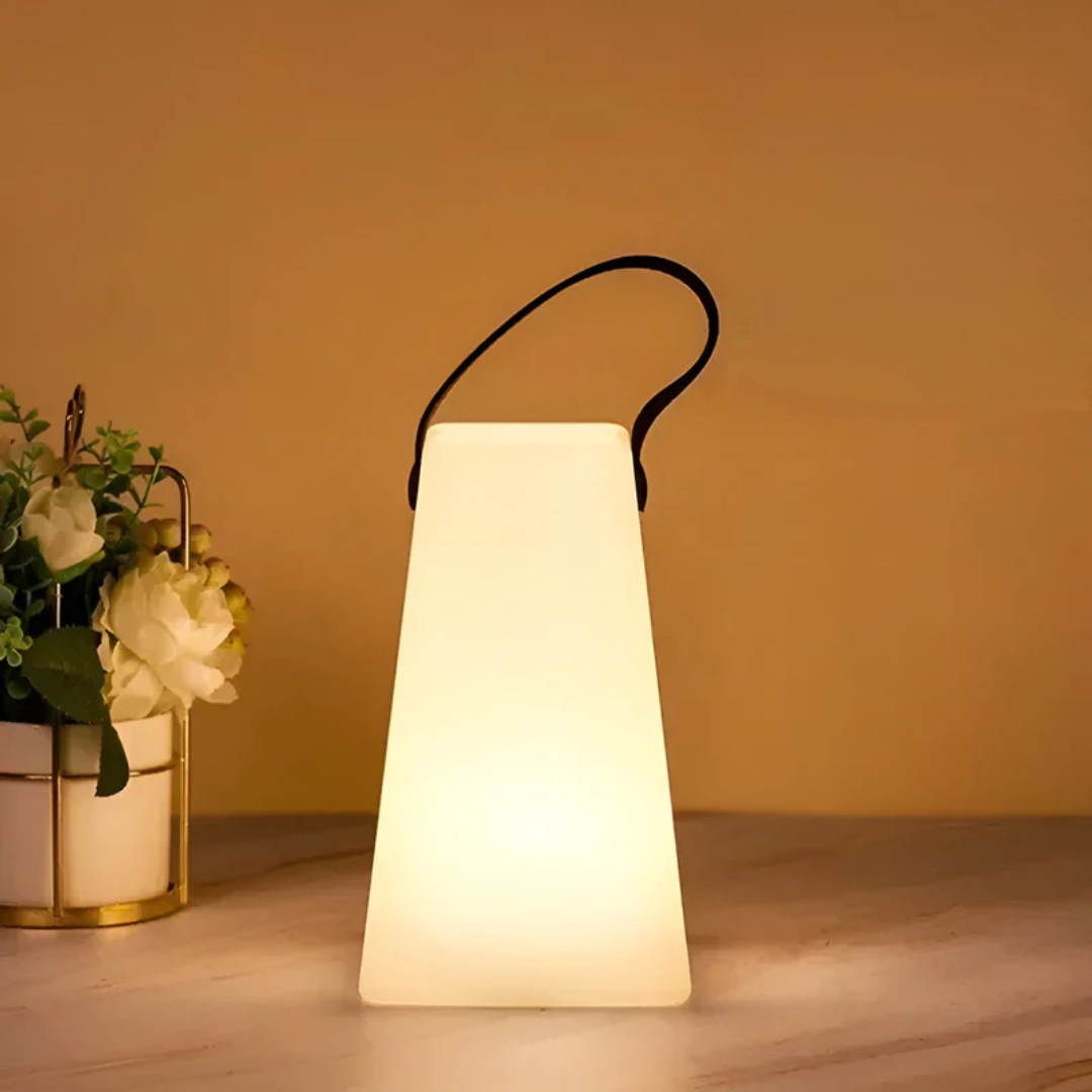Lampe de table étanche rechargeable sans fil avec fonction de gradation et 3 niveaux de lumière | Sulvida
