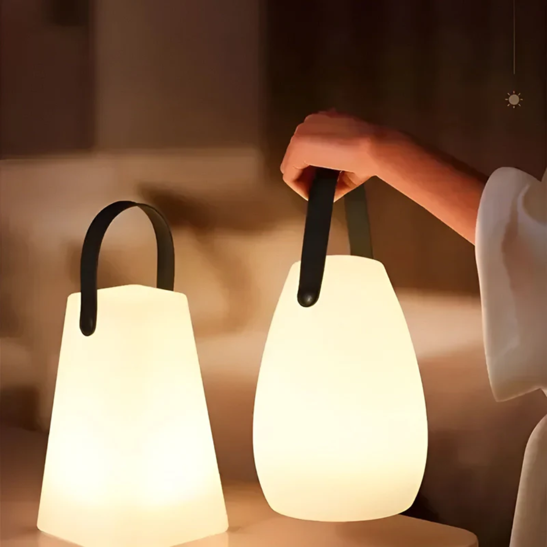 Lampe de table étanche rechargeable sans fil avec fonction de gradation et 3 niveaux de lumière | Sulvida