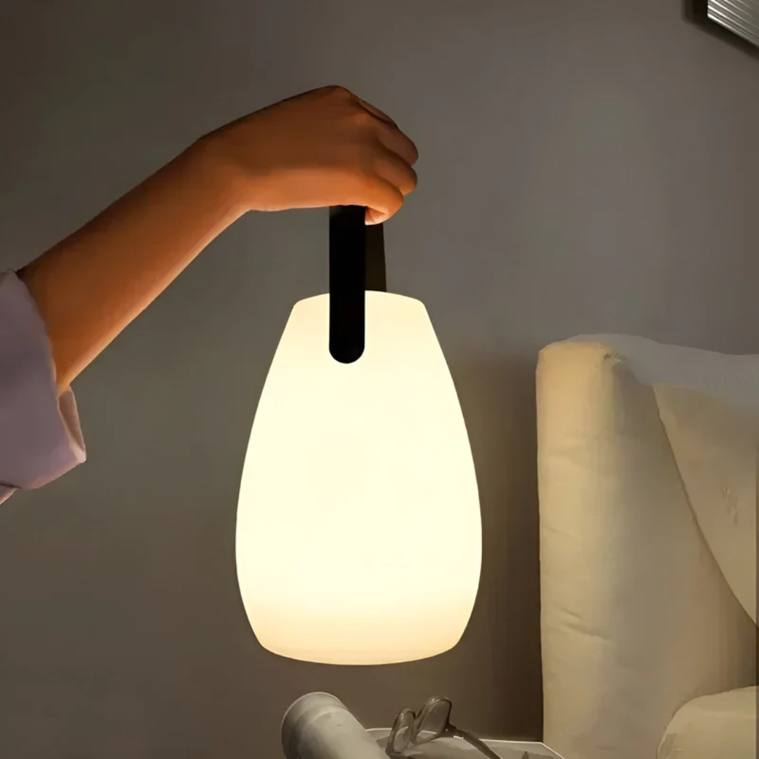 Lampe de table étanche rechargeable sans fil avec fonction de gradation et 3 niveaux de lumière | Sulvida