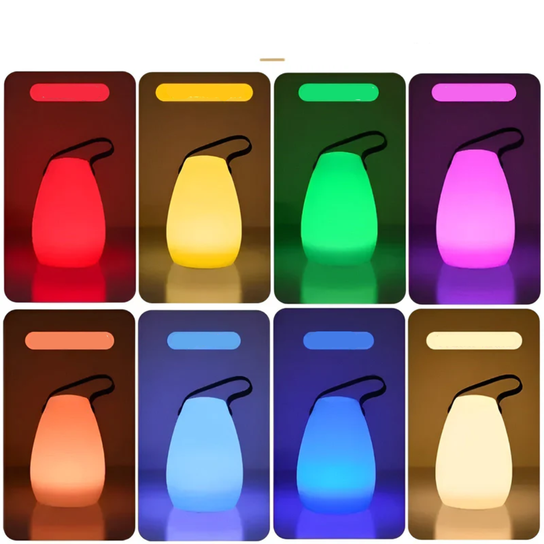 Lampe de table étanche rechargeable sans fil avec fonction de gradation et 3 niveaux de lumière | Sulvida