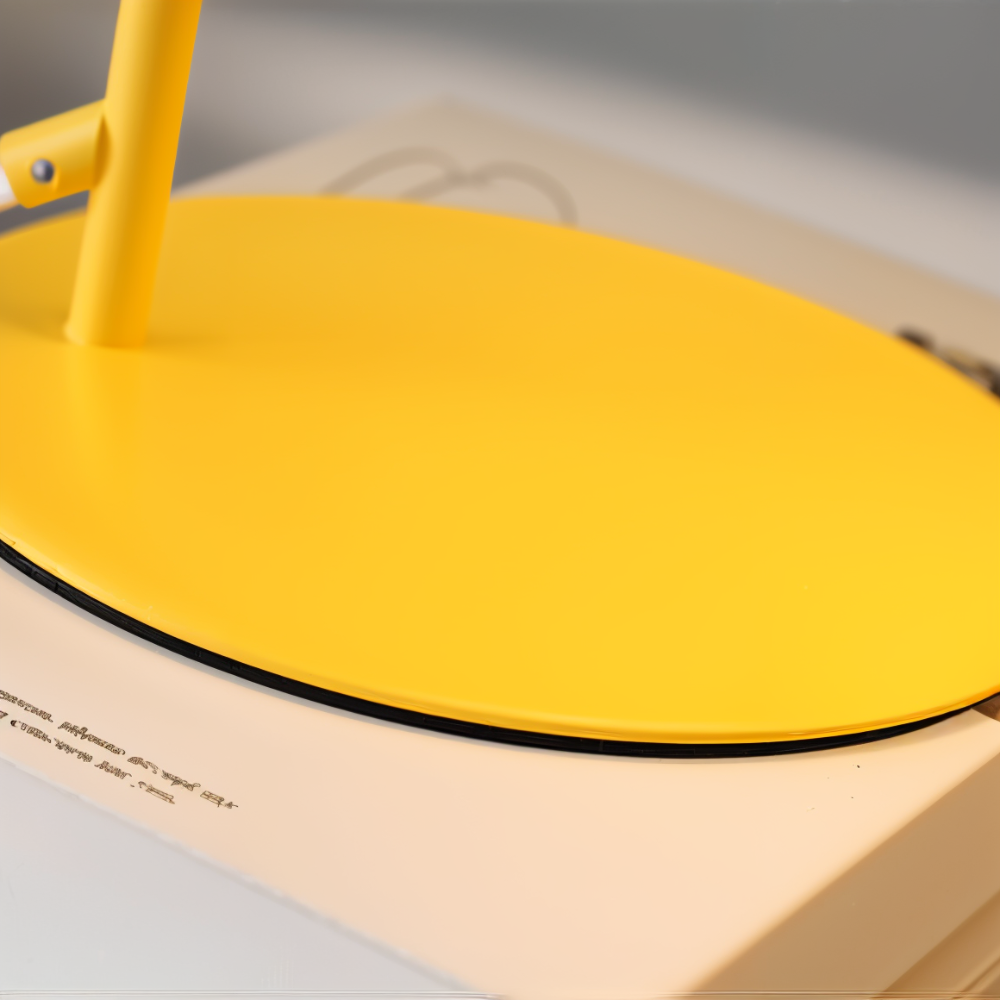 Lampe de table rotative avec abat-jour réglable – Design aux couleurs macaron et lumière douce pour les yeux, idéale pour lire et étudier | Sulvida