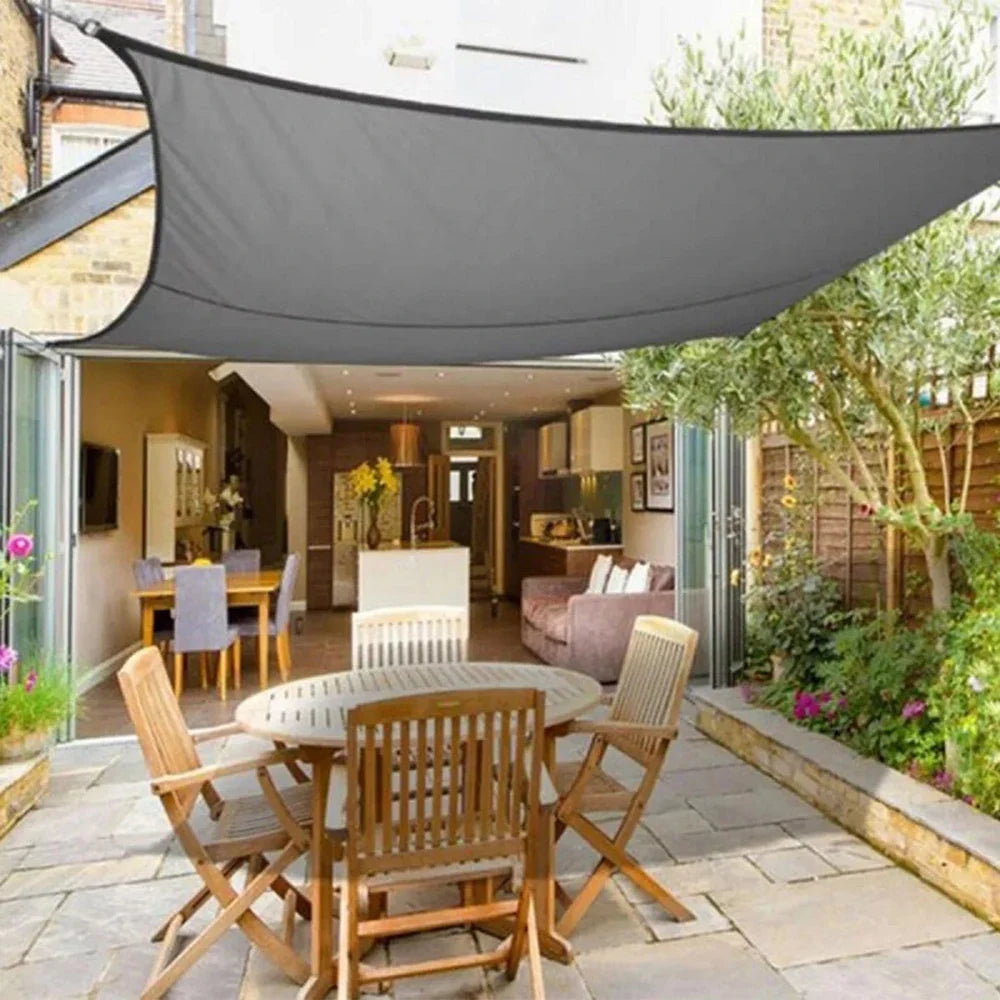 Voile d’ombrage pour jardin et terrasse – Protection solaire imperméable pour balcon et espace extérieur – Forme triangulaire, carrée ou rectangulaire – Filet d’ombrage extérieur avec protection UV | Sulvida