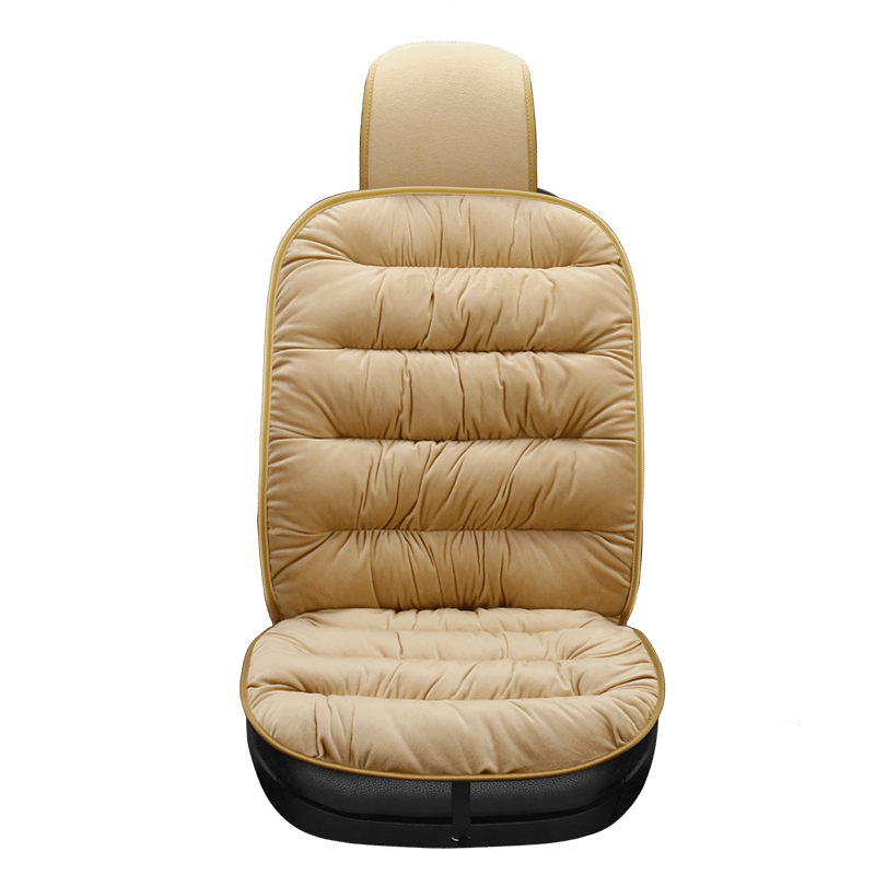 Coussin de siège auto avec rembourrage en peluche courte – Revêtement de siège doux pour conduite confortable | Sulvida